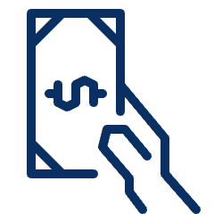 Cash Hand 2 Icon from Cyber Line Set