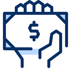 Cash Hand 3 Icon from Cyber Duotone Set