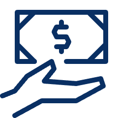 Cash Hand 4 Icon from Cyber Line Set