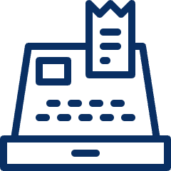 Cash Register 1 Icon from Cyber Line Set