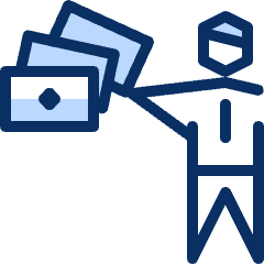 Cash User 1 Icon from Cyber Duotone Set