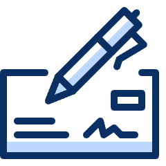 Check Payment Sign Icon from Cyber Duotone Set