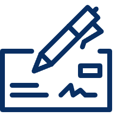 Check Payment Sign Icon from Cyber Line Set