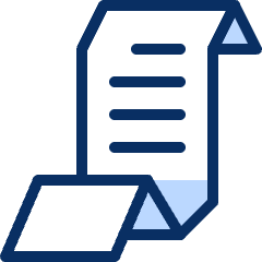 Receipt 2 Icon from Cyber Duotone Set