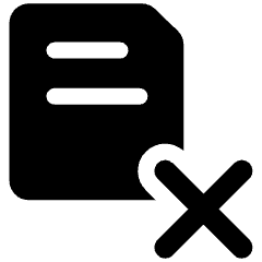 Delete Pdf Page Icon from Ultimate Bold Set