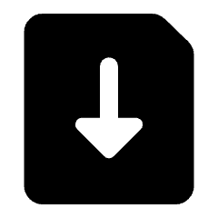 Import File Icon from Ultimate Bold Set
