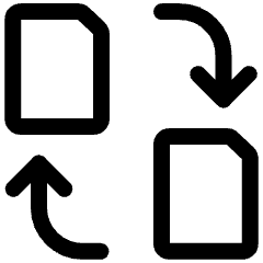 Pdf Converter Icon from Ultimate Regular Set