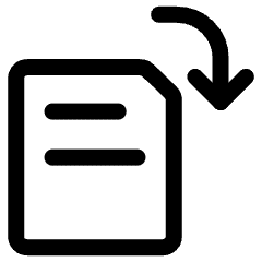 Rotate Pdf Page Icon from Ultimate Regular Set