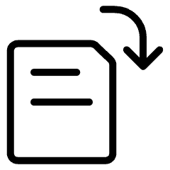 Rotate Pdf Page Icon from Ultimate Light Set