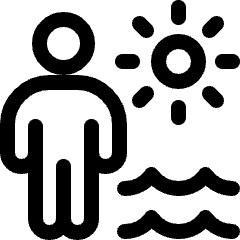 Beach Activitiies Icon from Ultimate Regular Set