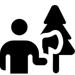 Cut Wood Icon from Ultimate Bold Set