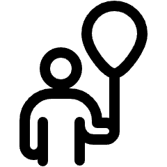 Hold Balloon Icon from Ultimate Regular Set