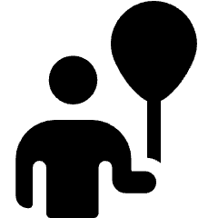 Hold Balloon Icon from Ultimate Bold Set