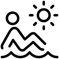 Sunbathe Activitiies Icon from Ultimate Light Set