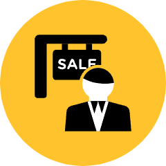 Real Estate Broker Icon from Kameleon Pop Set