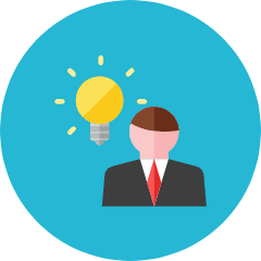 Thinker Icon from Kameleon Colors Set