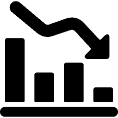 Performance Decrease 1 Icon from Ultimate Bold Set