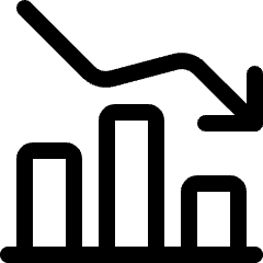 Performance Decrease 1 Icon from Ultimate Regular Set