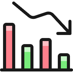 Performance Decrease 1 Icon from Ultimate Colors Set