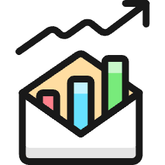 Performance Increase Mail Icon from Ultimate Colors Set