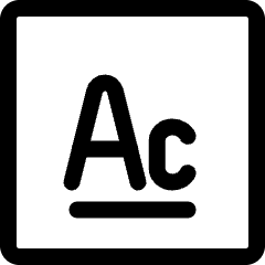 Actinium Icon from Ultimate Regular Set