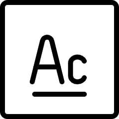 Actinium Icon from Ultimate Light Set