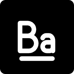 Barium Icon from Ultimate Bold Set