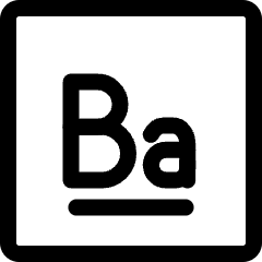 Barium Icon from Ultimate Regular Set