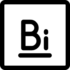 Bismuth Icon from Ultimate Regular Set