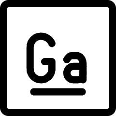 Gallium Icon from Ultimate Regular Set