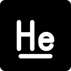 Helium Icon from Ultimate Bold Set