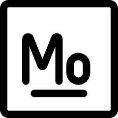 Molybdenum Icon from Ultimate Regular Set