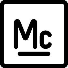 Moscovium Icon from Ultimate Regular Set
