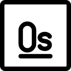 Osmium Icon from Ultimate Regular Set