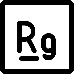 Roentgenium Icon from Ultimate Regular Set