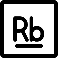 Rubidium Icon from Ultimate Regular Set