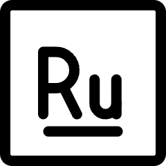 Ruthenium Icon from Ultimate Regular Set