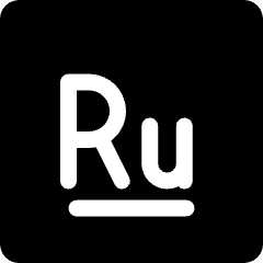 Ruthenium Icon from Ultimate Bold Set