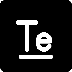 Tellurium Icon from Ultimate Bold Set