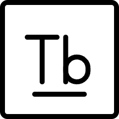 Terbium Icon from Ultimate Light Set