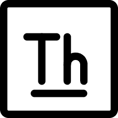 Thorium Icon from Ultimate Regular Set