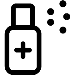 Personal Hygiene Hand Sanitizer Spray Icon from Ultimate Regular Set