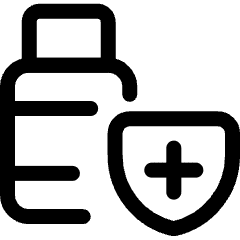 Personal Hygiene Hand Sanitizer Virus Shield Icon from Ultimate Regular Set