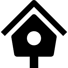 Animal Bird Home Icon from Nova Solid Set