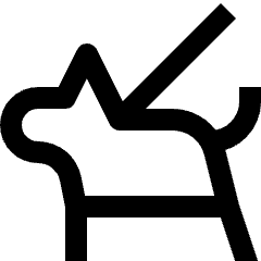 Animal Dog Leash Walking Icon from Nova Line Set