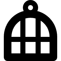 Animal Pet Bird Cage Icon from Nova Solid Set