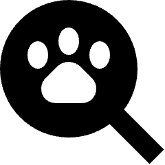 Animal Pet Search Icon from Nova Solid Set