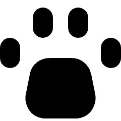 Animal Track Paw Mark Icon from Nova Solid Set
