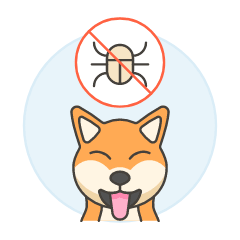 Deparasite Dog Illustration from UX Colors Set