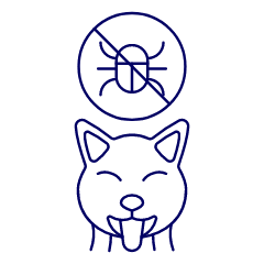 Deparasite Dog Illustration from UX Line Set